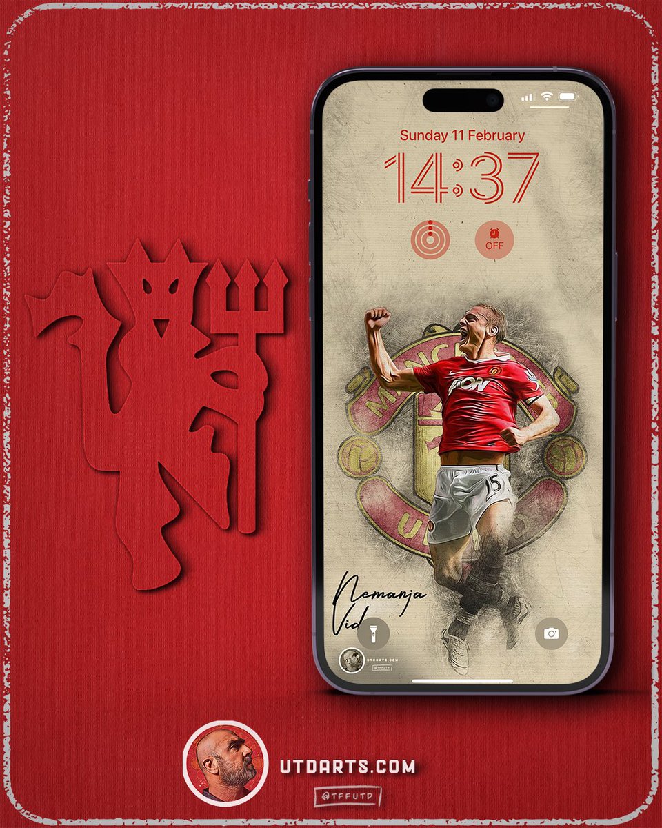 🇾🇪 WALLPAPER GIVEAWAY! 🇾🇪 Nemanja Vidić’s strength and robust physicality set him apart as one of the most dominant center-backs of his generation 🔴⚪️⚫️ If you want this wallpaper of our legend, just: 1) FOLLOW 2) RETWEET this post Eeeeasy, ha?😉 #Vidic #MUFC #UnitedArts