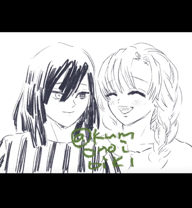 カメラロールから昔描いたかわいいラフを見つけた〜そのうちちゃんと描く 