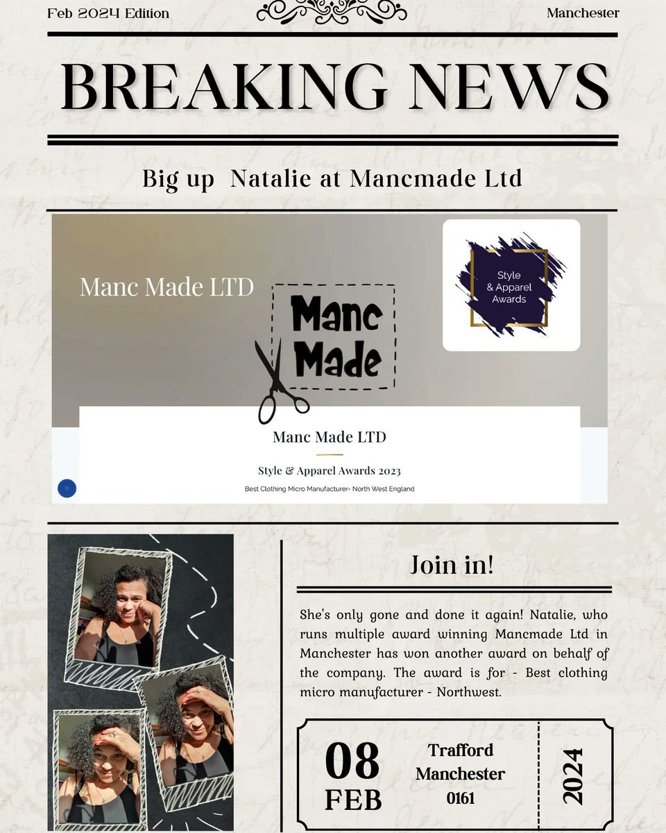 manckmade's tweet image. 🙌🏼🐝💖
#ukmanufacturing #socialentrepreneur #sewing #Training #manchester #mancmadeltd