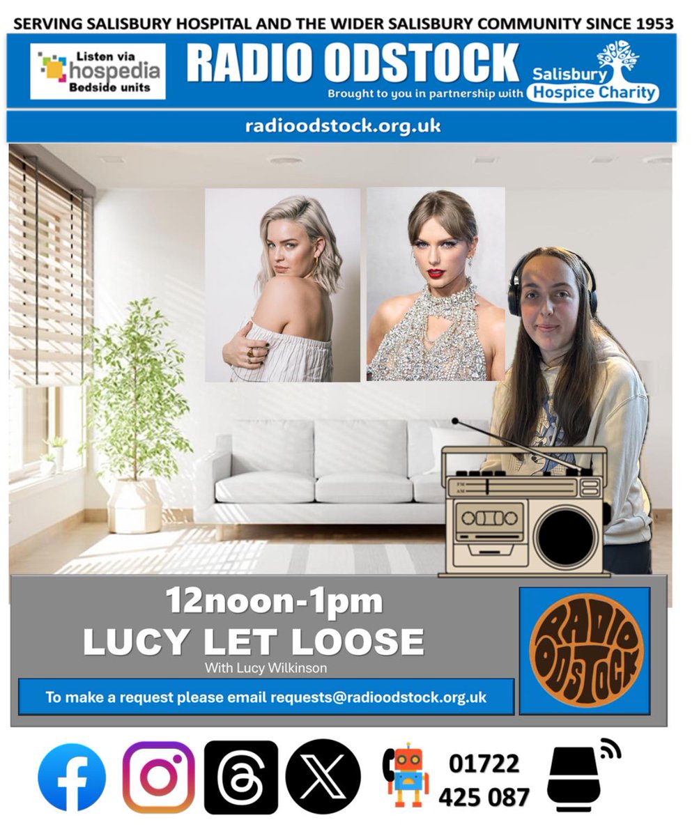 OdstockRadio's tweet photo. It's almost that time when Lucy can listen to singers she knows! 😂
Listen from 12 noon at https://t.co/fY7XWNXPij
#salisbury #sundaylunchtime #whostiffany https://t.co/DmLK3TBDNZ