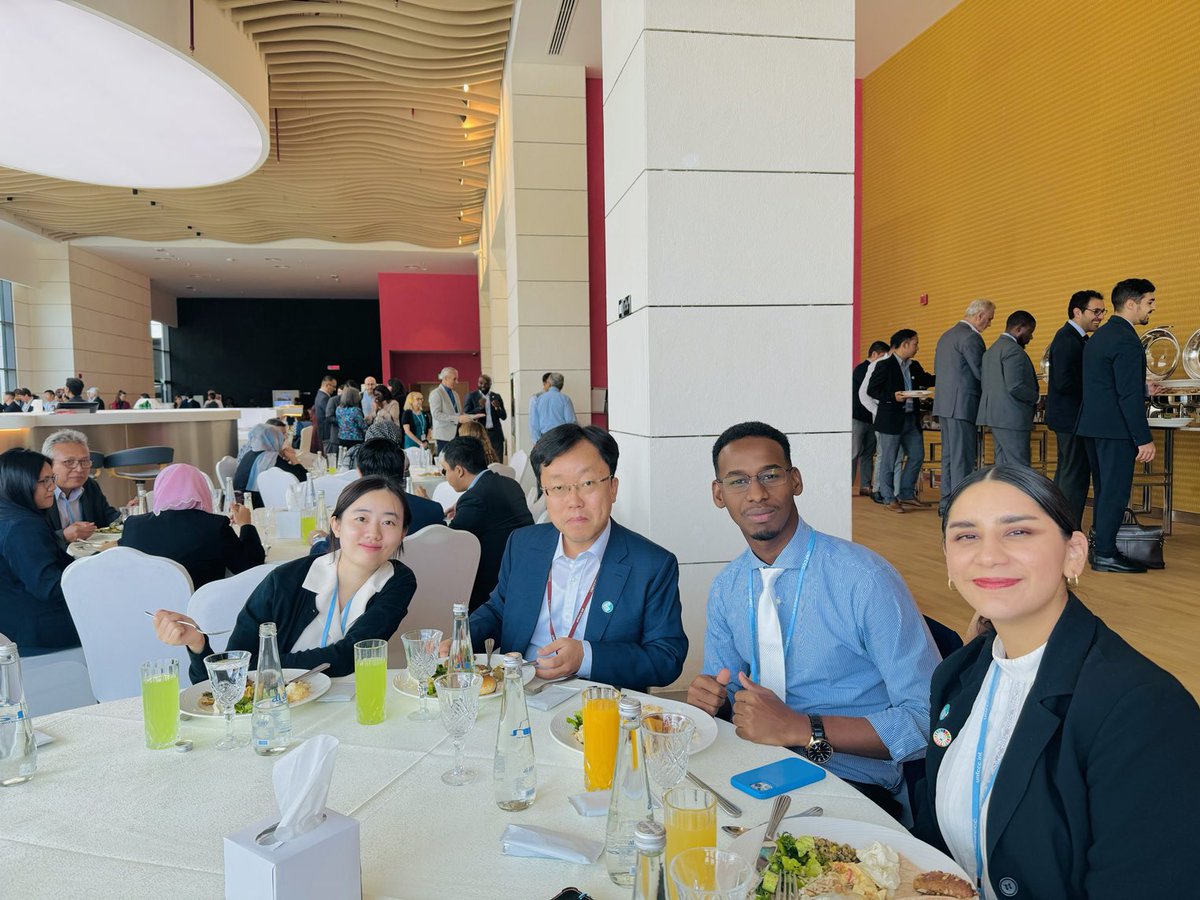 IbrahimAlosh's tweet photo. thrilled to join this delightful lunch reception with my esteemed #UN colleagues. The atmosphere is buzzing with camaraderie and insightful conversations. https://t.co/DZDN3zd9M0