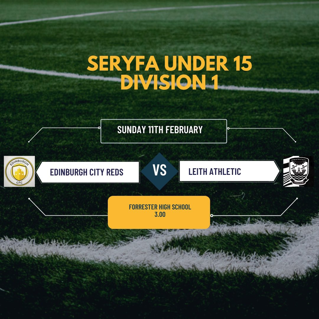 It’s back to league business today as the boys entertain Leith Athletic at Forrester. Leith have put together a strong run of results in the league to catapult themselves up to second place, so it should make for a great game today.

Come on city ⚽️⚽️