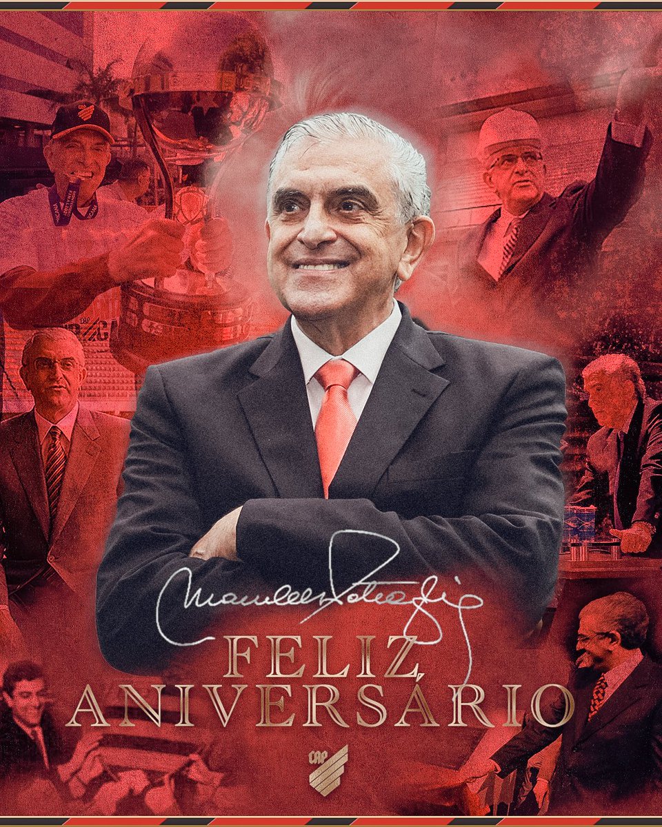 AthleticoPR's tweet image. Hoje é dia de comemorar o aniversário do nosso presidente. Feliz aniversário, Mario Celso Petraglia! 
Muita saúde e muitas outras conquistas com o nosso Furacão!
👏🔴⚫️ 

#Athletico