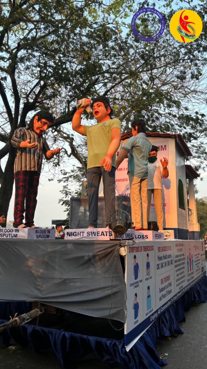 SihfwGoa's tweet photo. From Parade to Progress: Directorate of Health Services Champions TB Awareness

At the Panaji Carnival Parade, the Directorate of Health Services took center stage to combat Tuberculosis! https://t.co/2iYfV9QxAk