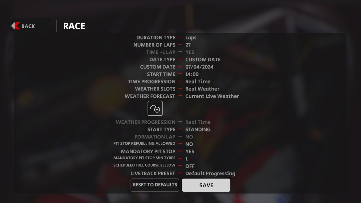 鯖設定詳細です。テストレースは14周、本戦は27周で行います。TIME PROGRESSIONは2xに変える予定です。

鯖名:NOS Server JP
Pass:1227