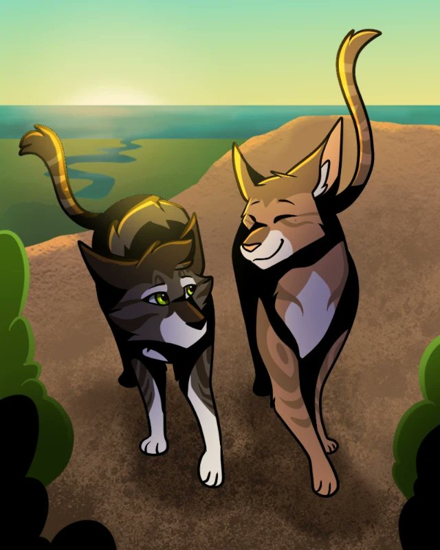 starryocelot's tweet photo. Though I know not many people follow me here, I still wanted to share that my Webtoon comic Warriors: The Second Storm has been revived! The first 2 chapters of book 2 are online, along with the entire book 1! I'll link it in the thread below if you're curious! https://t.co/wSDOzqw8te