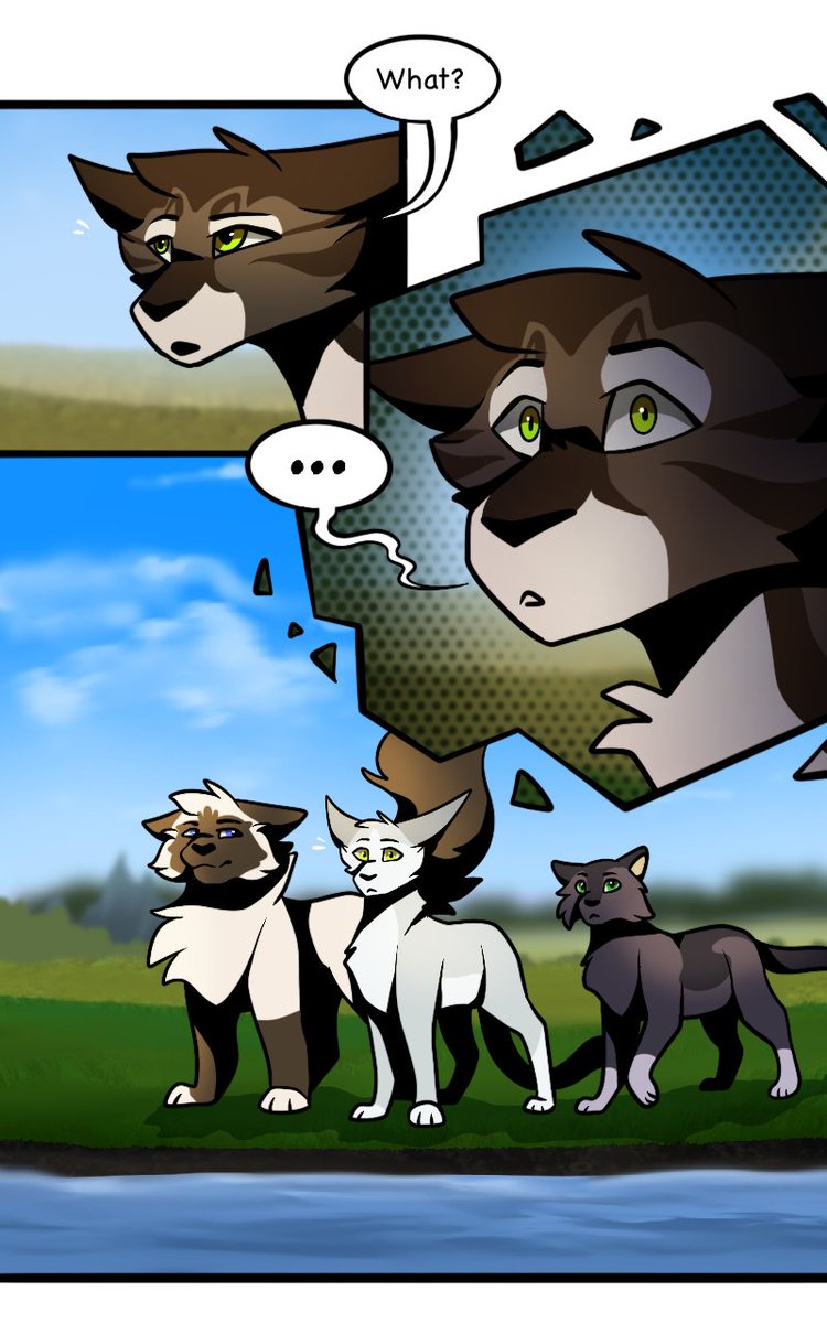 starryocelot's tweet photo. Though I know not many people follow me here, I still wanted to share that my Webtoon comic Warriors: The Second Storm has been revived! The first 2 chapters of book 2 are online, along with the entire book 1! I'll link it in the thread below if you're curious! https://t.co/wSDOzqw8te