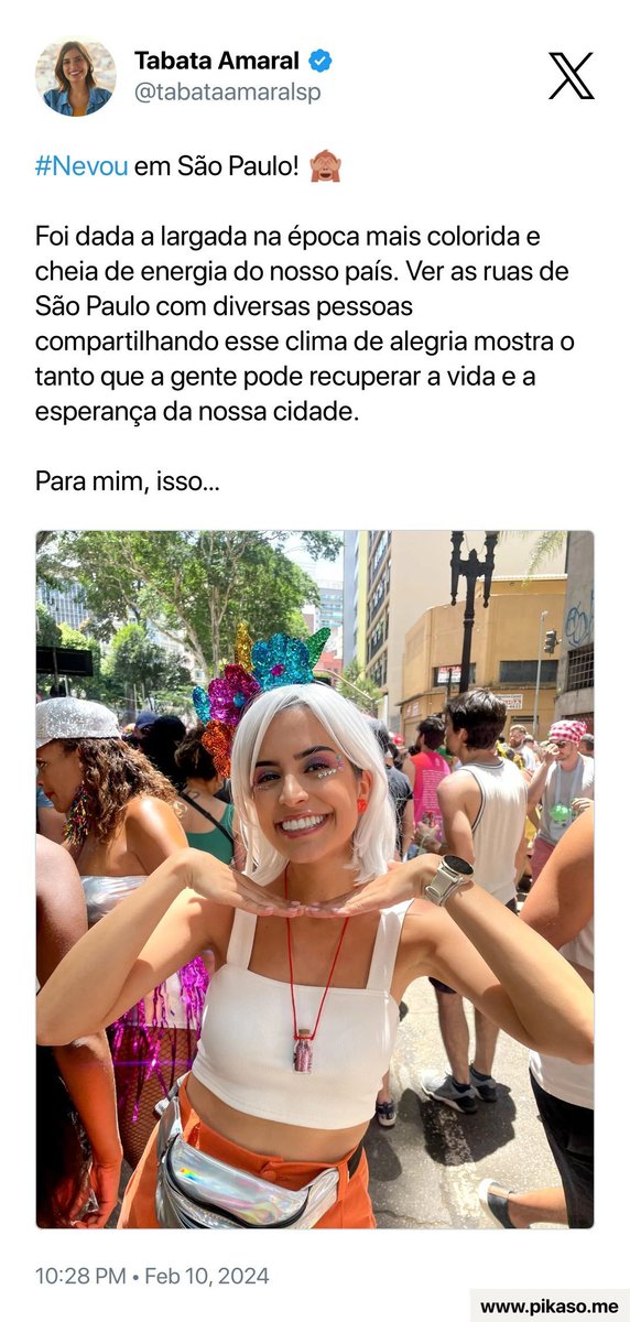 TheJoaoBarbosa's tweet image. Acho um absurdo uma pré-candidata à prefeitura de São Paulo promover o uso de cocaína durante o Carnaval. Fazem de tudo para ganhar votos, até os dos viciados são alvo.
VERGONHA.
#proerd