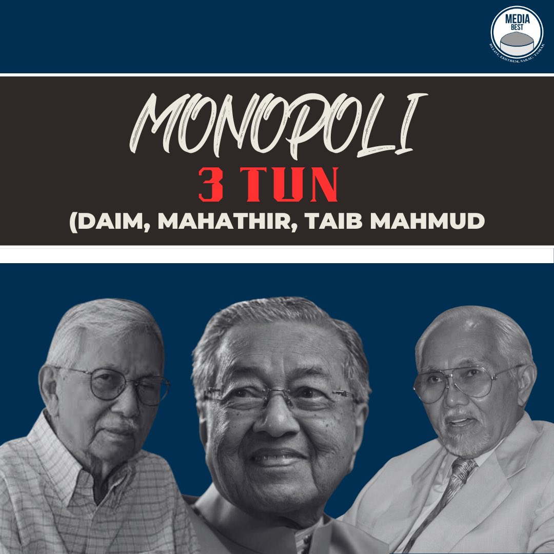 mediabest_'s tweet photo. Kalaulah harta-harta 3 Tun ni digabungkan, mesti boleh cover hutang negara. Ni mungkin apa yang orang nampak, yang tak nampak macam mana pulak? Ye dak?
#videoviral #malaysia #tun #mahathir #daim #taib #sarawak #perpaduan #madani https://t.co/xenp5j0k29