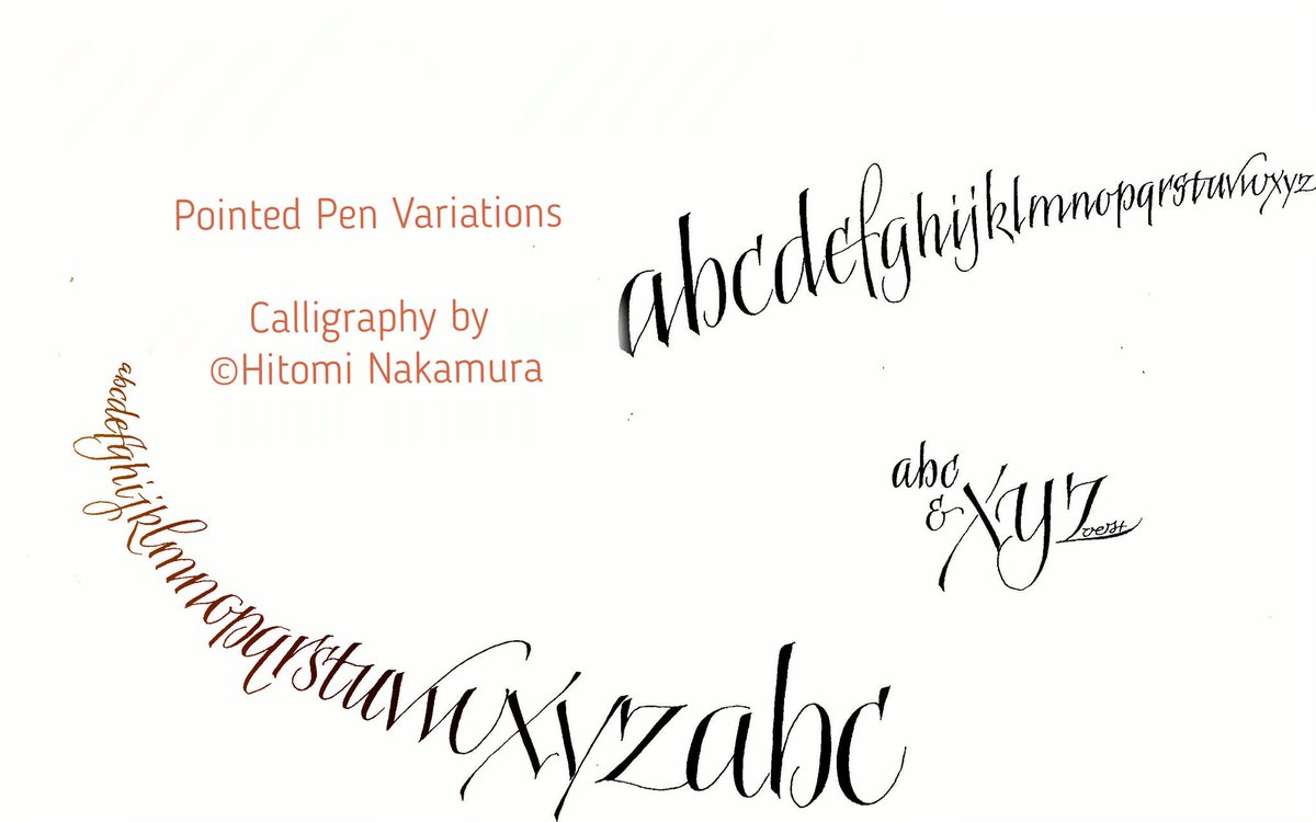 HNCalligraphy's tweet photo. 【ツールと書体&テクニック】
Gothic Variations by Pointed Pen
様々な可能性
PPV講座内で、受講生の皆さんがゴシックヴァリエーションを学ぶ際、抽象ラインを活かしたイニシャルをデザインするprojectに取り組みます🎵
彩色は、水彩色鉛筆📝
#calligraphy
#PointedPenVariations
#gothic https://t.co/Pn9Tzbta74