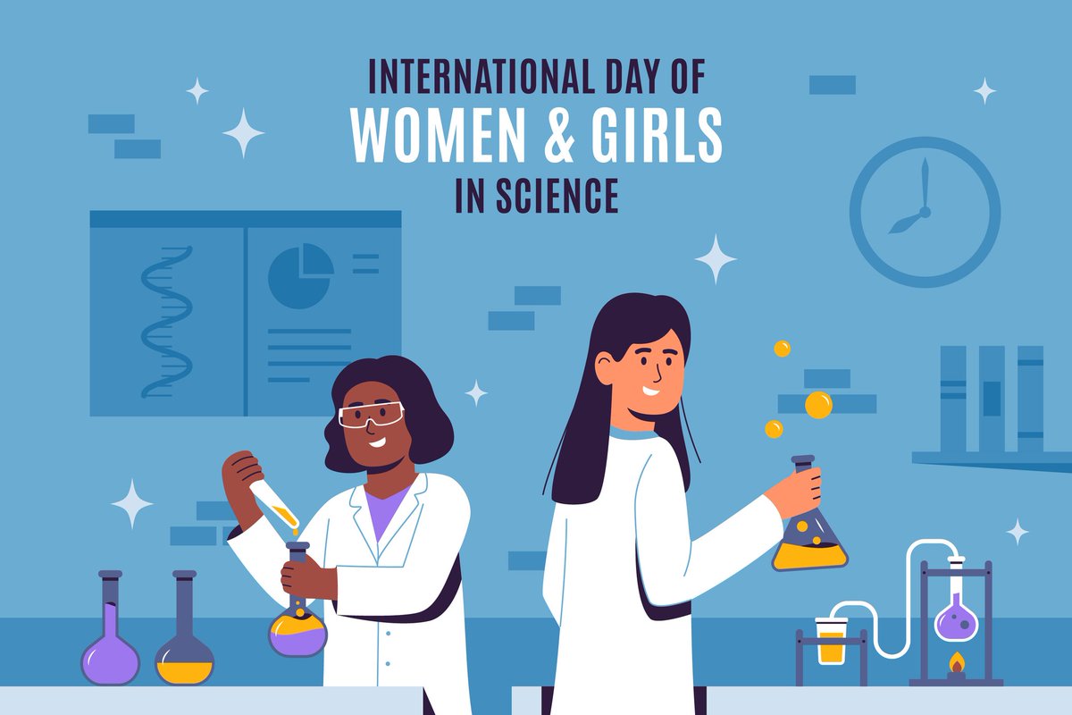 Celebrate the brilliance of women and girls in science! Happy International Day of Women and Girls in Science. Let's inspire a future filled with endless possibilities and empower more women to pursue their passion for scientific knowledge. #WomenInScience #GirlsInScience 🔬