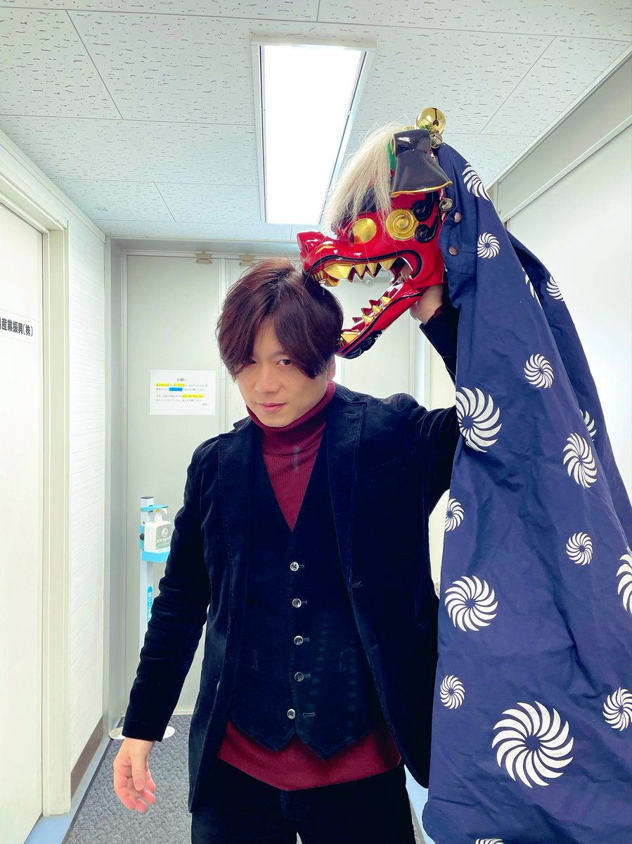 isoyama_jun's tweet photo. 獅子舞ってきました🦁

沢山のご来場ありがとうございました！！

次回の道の駅ひたちおおたは、
3月17日にマシコタツロウさんと✨

#獅子舞 #よく笑った https://t.co/519Y3lk6hA