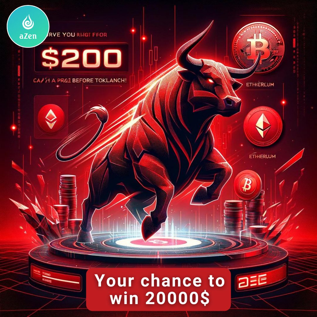 Ready to ride the bull market? 🐂 Join Azen's per-mining now and secure your spot in the race for a $2000 cash prize before our token hits the market! 💰
💰🚀
Download now!

Link: bit.ly/gp-azen
#Azen #azennetwork #azen #AzenToken