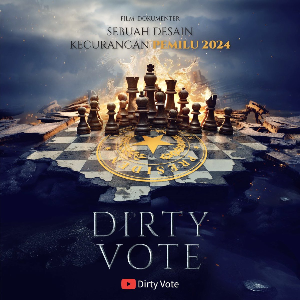 Beberapa dokumenter garapan Dandhy Dwi Laksono:

SAMIN VS SEMEN (2015)
SEXY KILLERS (2019)
PULAU PLASTIK (2021)
THE ENDGAME (2021)
BARANG PANAS (2023)
DIRTY VOTE (2024)

Semua link nontonnya ada di reply 👇