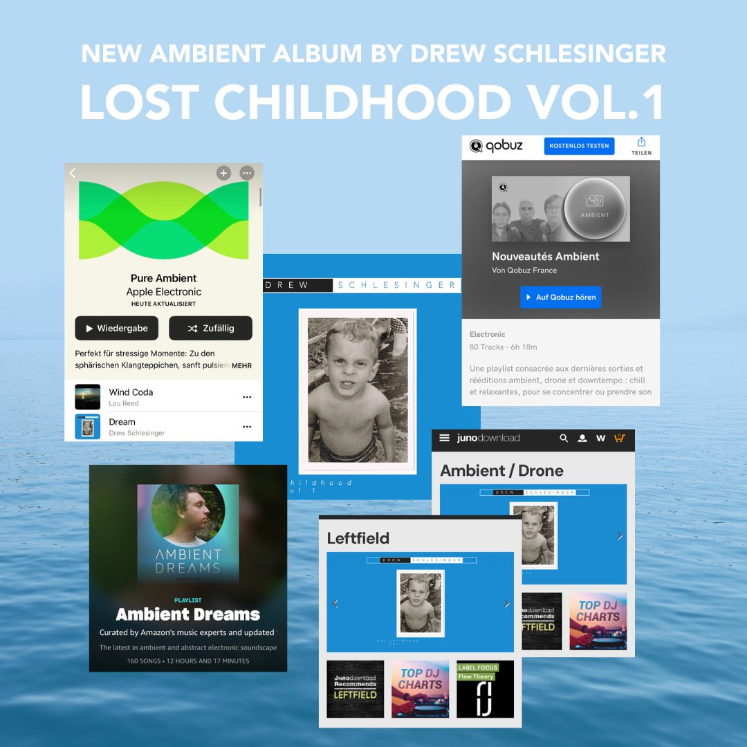 emika_records's tweet photo. *Editorial playlist appreciation post*
Really happy to see our new release from Drew Schlesinger in these dreamy Ambient playlists. Thanks Editors at @amazonmusic @AppleMusic @Junorecords @qobuz
#playlist #ambientmusic #emikarecords #electronicmusic
@idol_io @southernrec1987 https://t.co/9JMIItFv2E