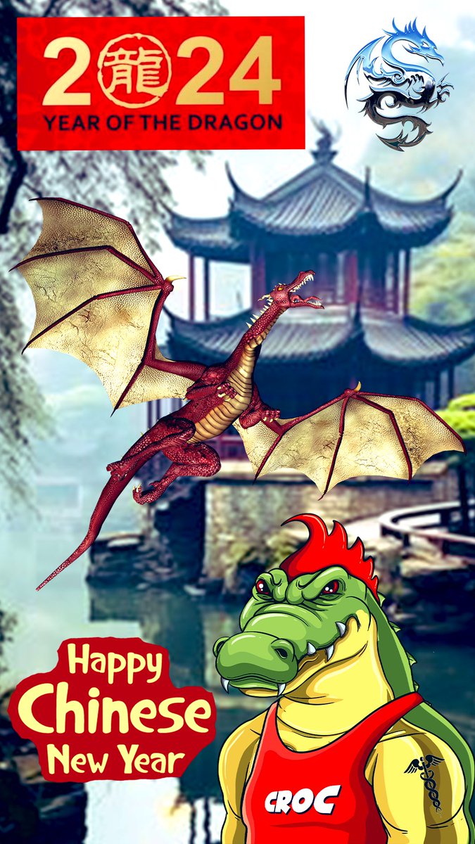 CryptoCrocWorld's tweet photo. Happy Chinese New Year !🧧🐲🐊
#nftcommunity #nftcollectors #nftlaunch #newnftcollection #cryptocrocs #cryptocrocsworld
#nftmarketplace #openseanft #cryptopresent #dragonyear #dragonyear2024 #chinesenewyear
https://t.co/xM2wH4LHAS https://t.co/vjApFc7BJU