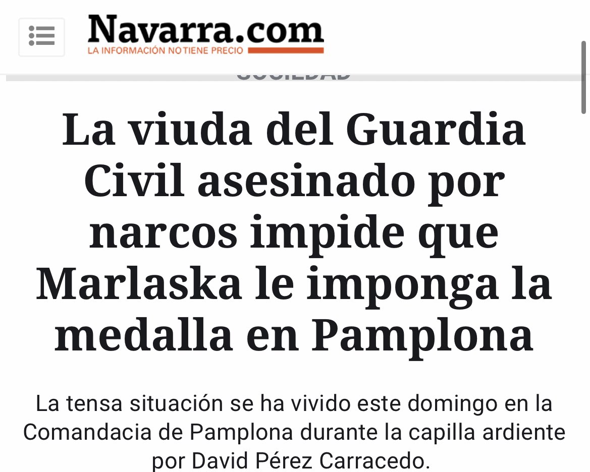 mariapg1980's tweet photo. Todo mi respeto y admiración hacia esta mujer q tiene más arrestos q muchos políticos

Chapeau! Muy bien hecho. Ya está bien. Hay q ser muy miserable para querer imponerle medalla siendo culpable de la situación que lo llevó a la muerte. #StopHipocresia #VivaLaGuardiaCivil https://t.co/Q2GdEGauE5