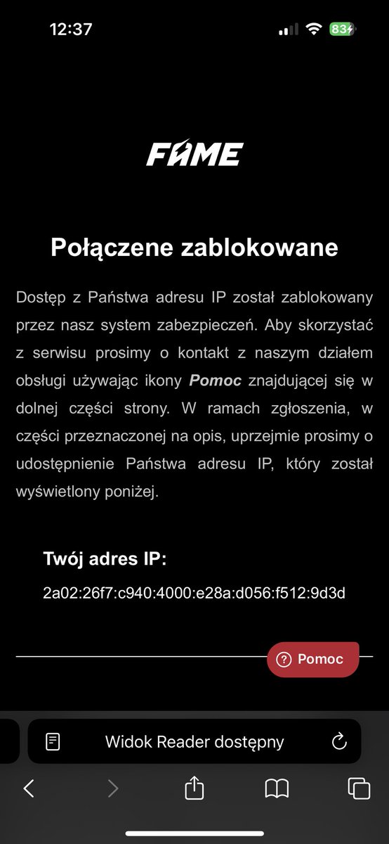 Fajne się tam bawicie gdy się zgłasza reklamację z powodu WATCHERRORCODES.HTSC.  #fame20