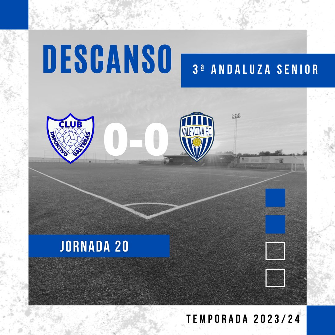 CDSalteras's tweet photo. J20 | 45โ ๐ฅ
ยกFinal de la primera parte!
@ValencinaFC 0-0 #CDSalteras
#SalterasTracatra ๐๐ค https://t.co/ujuexH6i7f