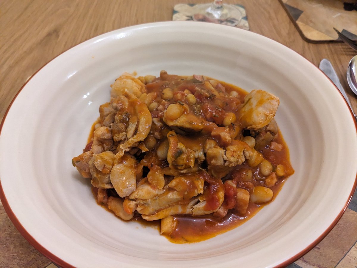 Fabulous chicken cacciatore from <a href="/Nigella_Lawson/">Nigella Lawson</a> last night! Super easy and super tasty!