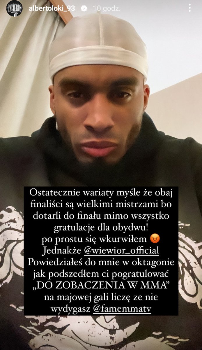 kaz77k's tweet photo. Będzie waleczka 😬 #fame20 #famemma #famemma20 https://t.co/DVtvhgsJy4