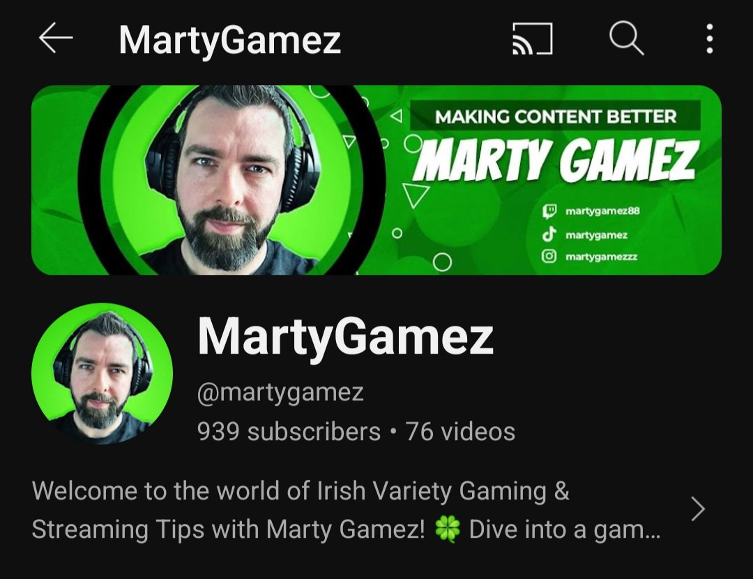 WOW Thank you  I'm nearly hitting 1000 subscribers over on YouTube please if you haven't already hit that Subscribe button youtube.com/@martygamez?si…