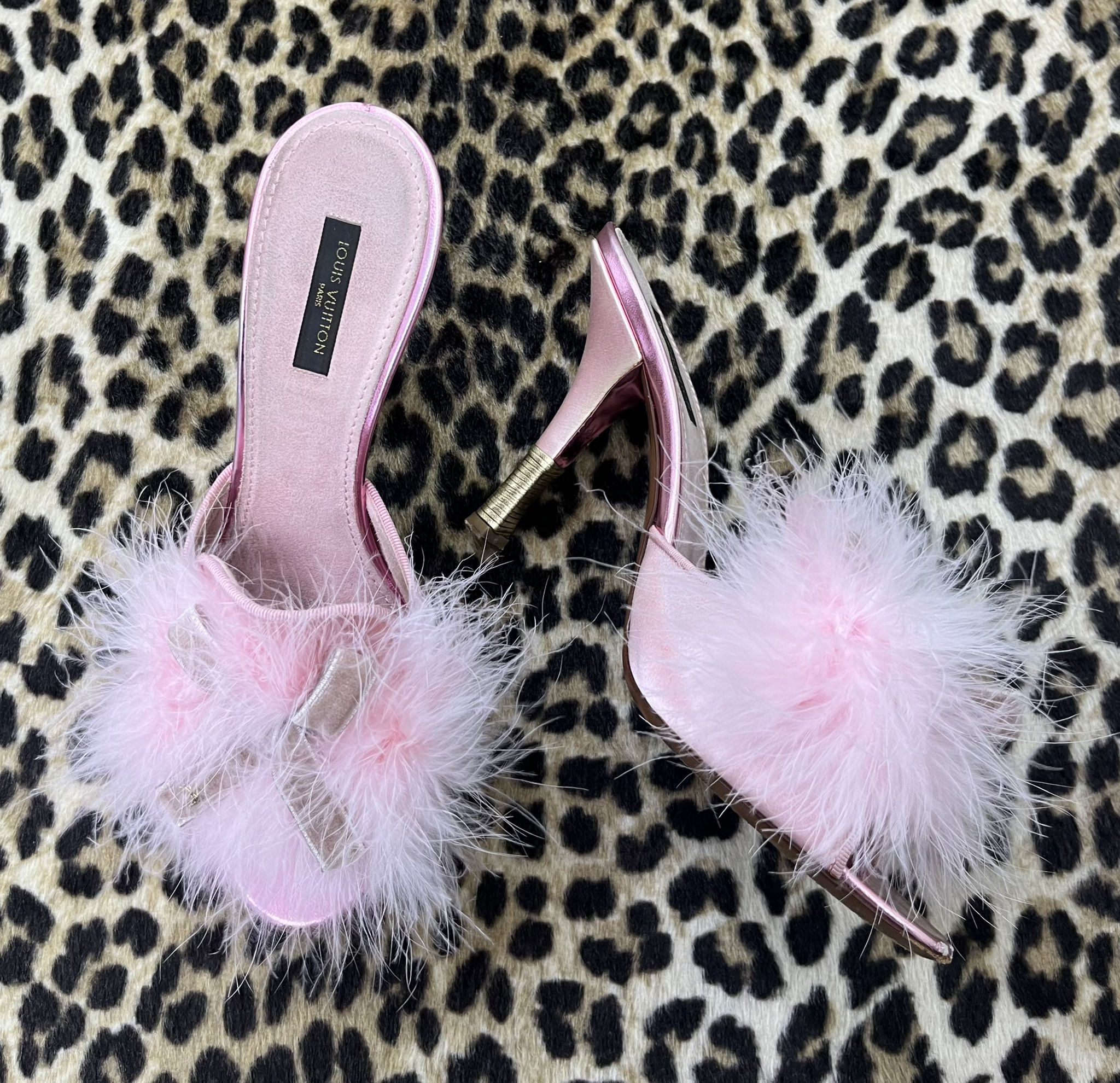 Louis vuitton feather heels discount