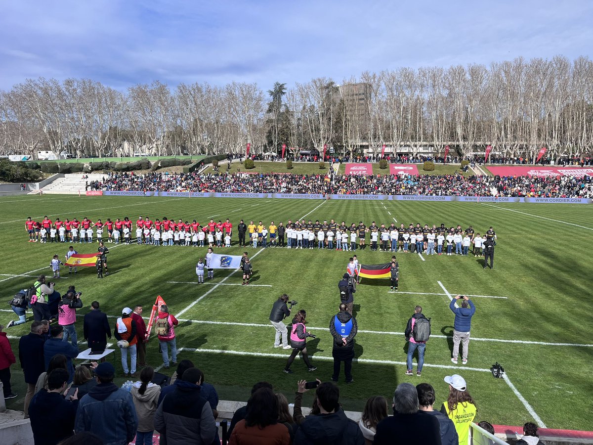 Hoy partido de España Alemania en el campo de rugby de la <a href="/unicomplutense/">Complutense</a> <a href="/ferugby/">España Rugby</a>