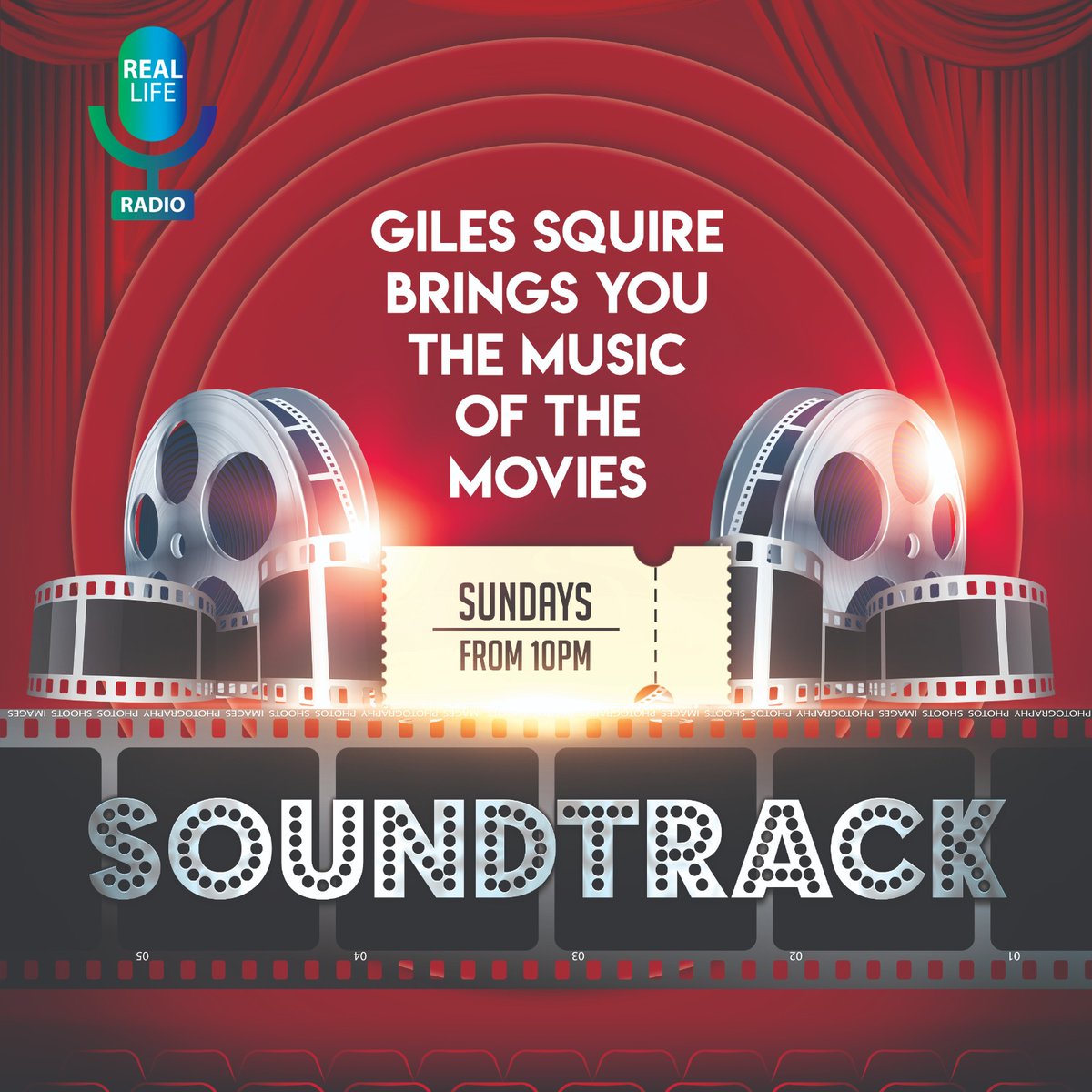 It’s Soundtrack 10 till midnight with Giles Squire. Great film and screen music to sit back, lie back or fall asleep to.