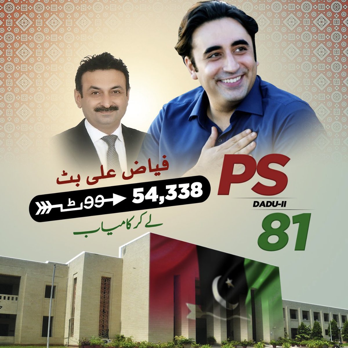 Khadim_solang's tweet photo. Many congratulations Dear Sir @fayazbuttmpa #PS81 Mehar Won ♥️ https://t.co/XTPTzFc7cM