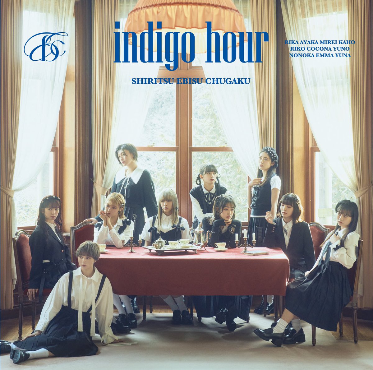 ebichu_staff's tweet photo. ┈┈
2月28日発売！
8枚目アルバム「indigo hour」
ジャケット写真と商品展開図公開🫧
┈┈
特典映像には去年の全国春ツアー最終公演のライブ映像や低学年メンバー「武者修行フリーライブ」、春ツアー密着映像など、超レアな映像が収録！チェックしてね！

▼予約ページ🛒
https://t.co/gTRrMclHoX

▼詳細ページ💿
https://t.co/8HFin2wSEU
#エビ中 #えびちゅう