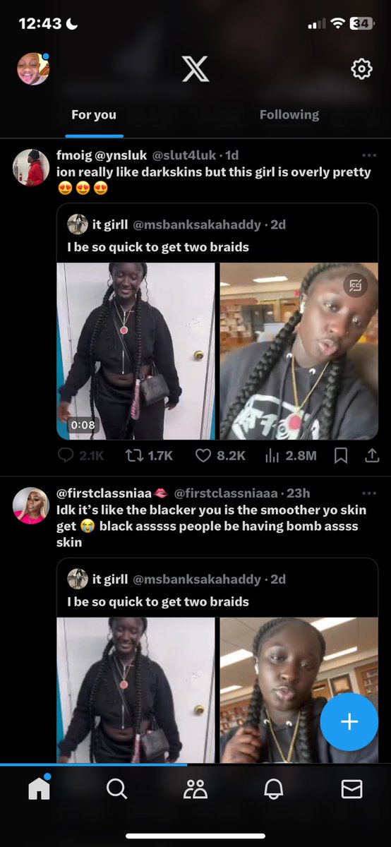 darealestzaza's tweet image. ITS GETTING WEIRD 🧍🏾‍♀️…