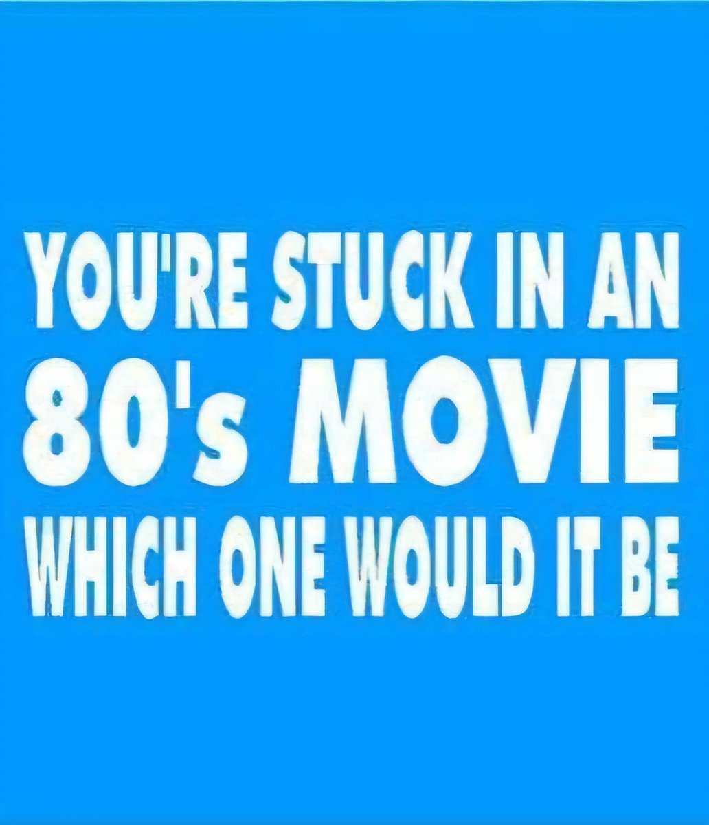 80s_Kidz's tweet photo. Reply with a picture.
For me, it'd be Weird Science. 
I'd happily be stuck with Lisa😍 https://t.co/SYKWliylKN