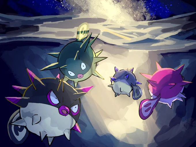 #ハリーセンの日 #ポケモン版深夜の真剣お絵描き60分一本勝負 