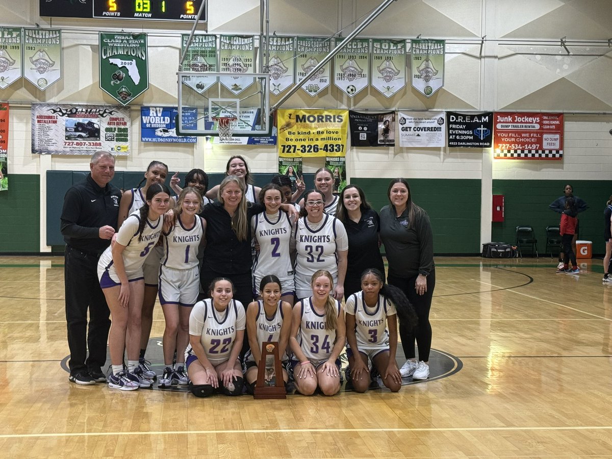 Congratulations to the Lady Knights basketball team! District Champs! 💜🏀<a href="/RealCoach_D/">Coach Joeyn Dearsman</a> <a href="/rrhsknights/">River Ridge Knights</a>