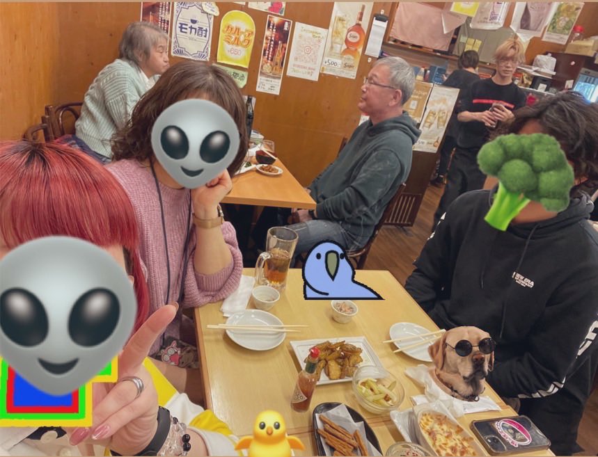 Mrs86150975's tweet photo. 投稿が遅れてすみません、
編集でプリクラみたいになってしまいましたが、許してください🙏

楽しい晩酌でした、ありがとございました🫡🐥 https://t.co/9grCalRM9w