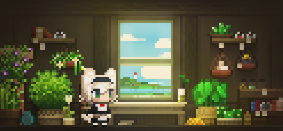 EukiCat's tweet photo. 🐱🪟🪴🎍
#pixiel #pixelart #pixelartist #像素画 #ドット絵 https://t.co/x8T0DeyB1m