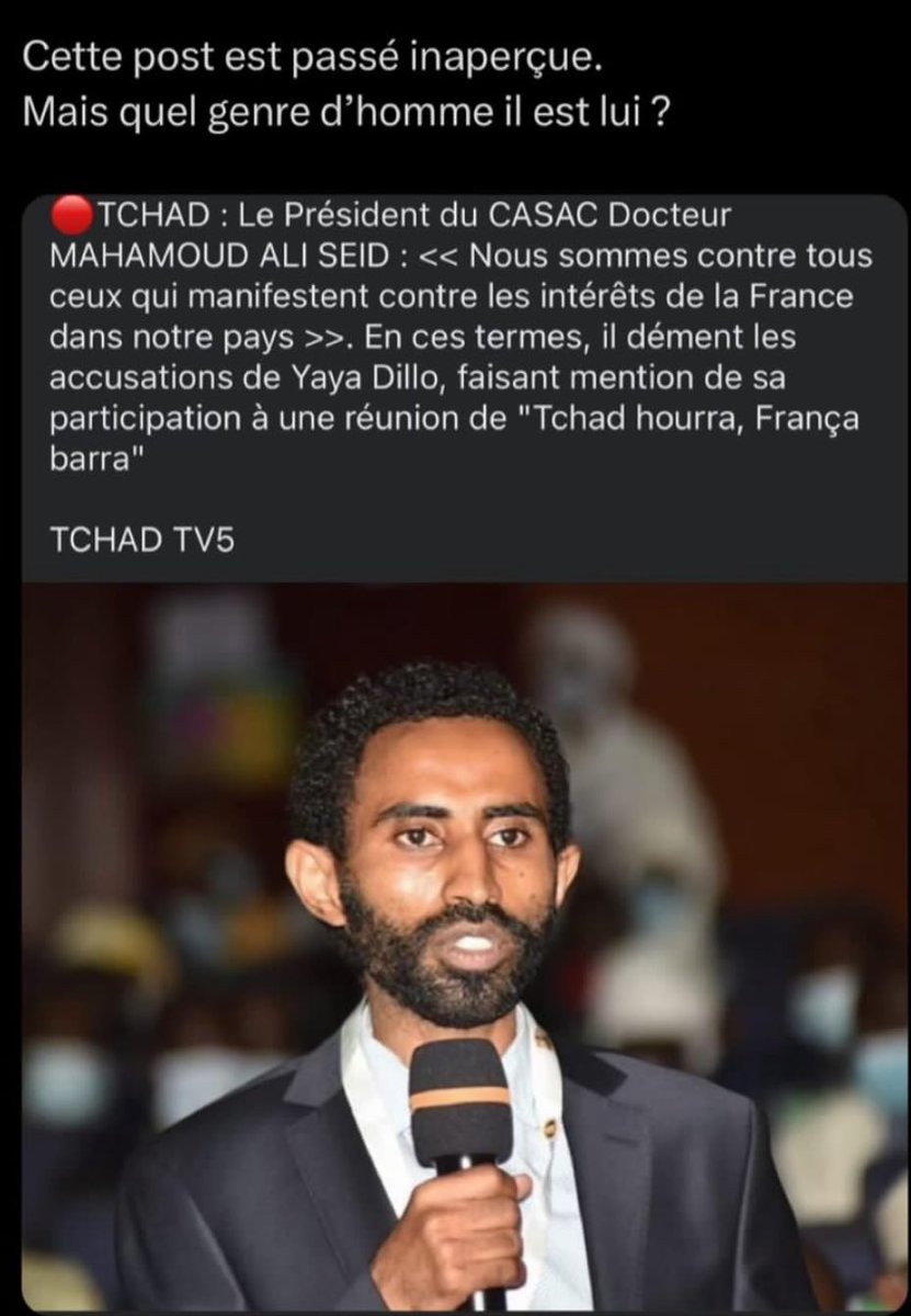Ouagnimi's tweet photo. Quel honte . @Citoyens235 , @Tribuneechos , @tchadinfos https://t.co/cy2cHk8yIg