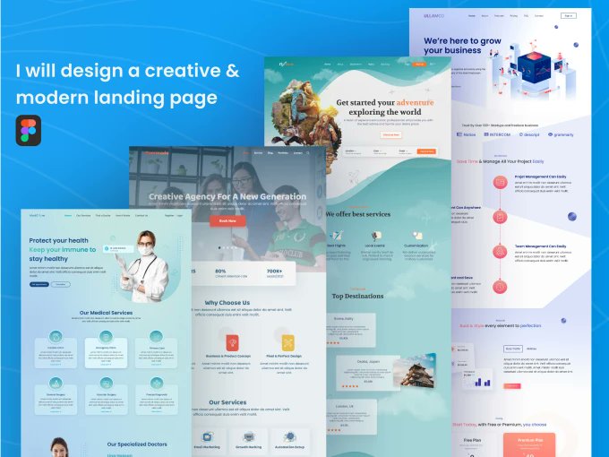 Unlock the expertise of a skilled landing page designer instantly! Click the link to elevate your online presence and captivate your audience rb.gy/4mi9u1

#LandingPage #landingpagedesigner #landingpagebuilder #freelancedesigner #freelance  #FiverrGig #hire