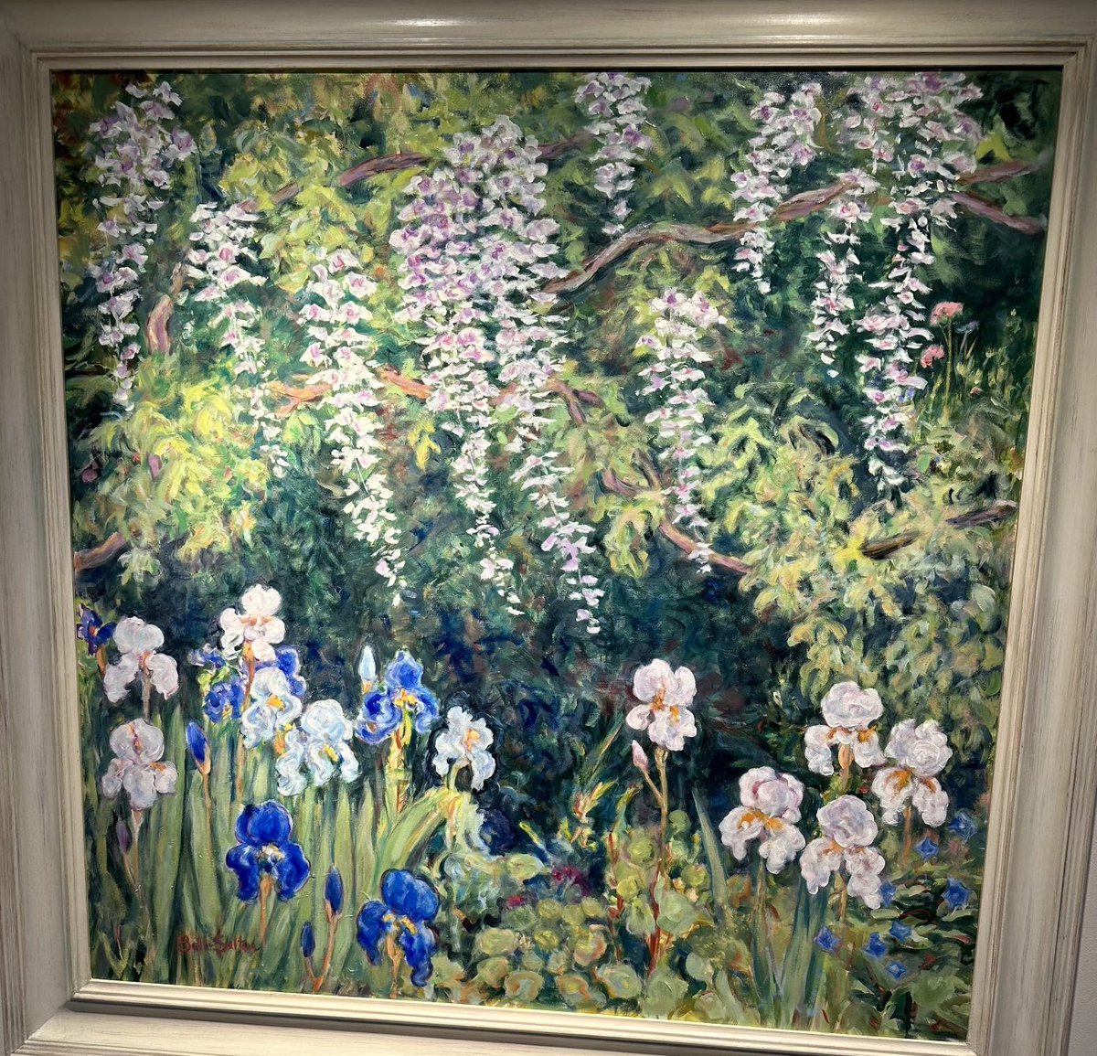 One of the lovely paintings by Maria Bell-Salter at the Garden Museum next to Lambeth Palace <a href="/bell_salter/">Maria Bell-Salter</a>