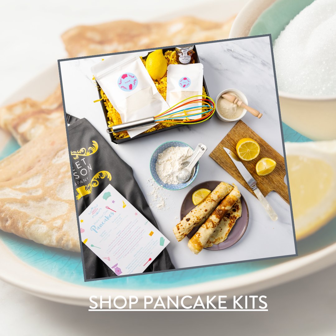 sweetreasonco's tweet photo. 🥞 Last chance alert! 🚨 

Get your hands on our pancake kits before it's too late.  

Order by 1pm Mondayfor a Tuesday delivery and prepare for a flipping fantastic Shrove Tuesday! 🥳 

#PancakeKits #shrovetuesday #pancakeday #pancakefun https://t.co/0NzQliL1Ke