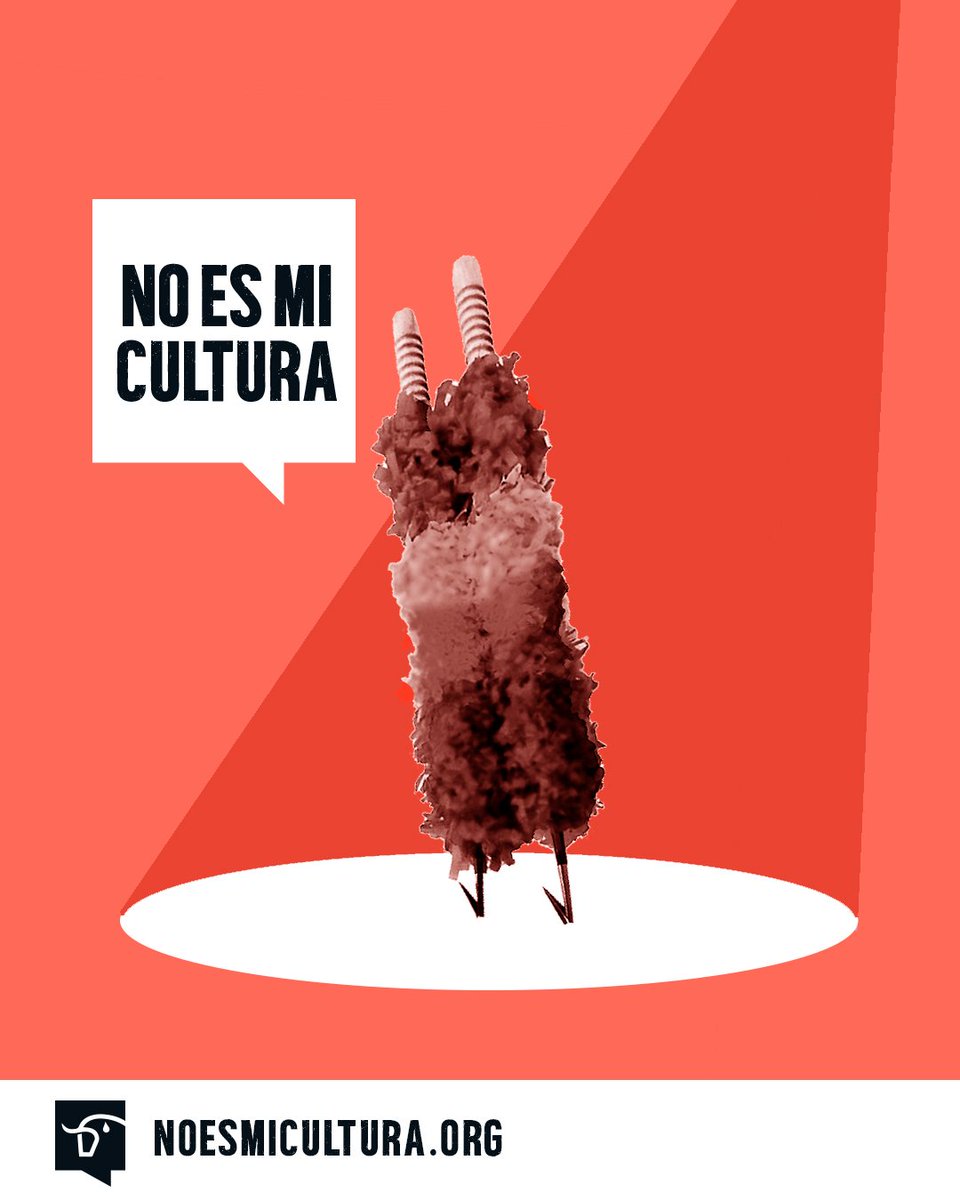 ℹ️ 🇪🇸 ¿Sabías que en España la tauromaquia está protegida por la Ley 18/2013 que la considera patrimonio cultural?

Con la ILP #NoEsMiCultura buscamos derogar esta ley ya que socava las competencias autonómicas y municipales.