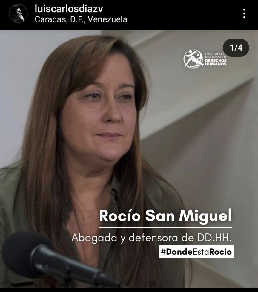 Luz Mely Reyes on X: "#Venezuela La defensora de DDHH y experta sobre la  Fuerza Armada, Rocío San Miguel fue detenida el viernes en el aeropuerto de  Maiquetía. Organizaciones de derechos humanos