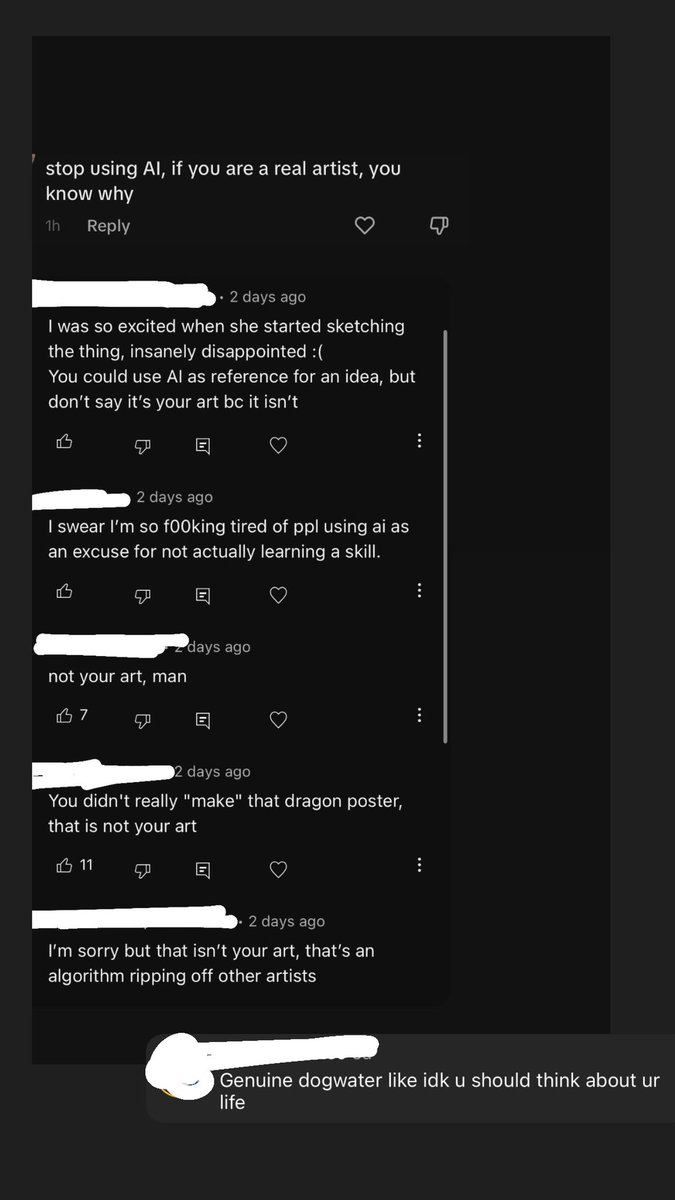 AI isn't new, and neither is plagiarism. My art has been stolen before AI. It's interesting how some critique AI in art, yet use ChatGPT? some AI artists face wayyy more negativity than other art forms, art is about creative expression, and AI is just a new medium. End rant