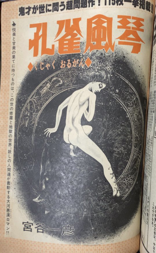 入荷情報】ビッグゴールドNo.6。宮谷一彦「孔雀風琴」全掲載 入荷情報】ビッグゴールドNo.6。宮谷一彦「孔雀風琴」全掲載