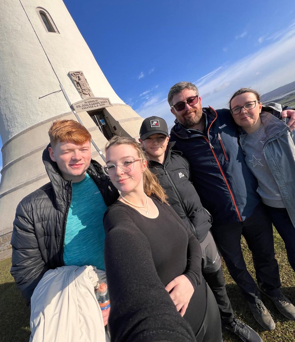 Great day for a hike up a hill 🥵