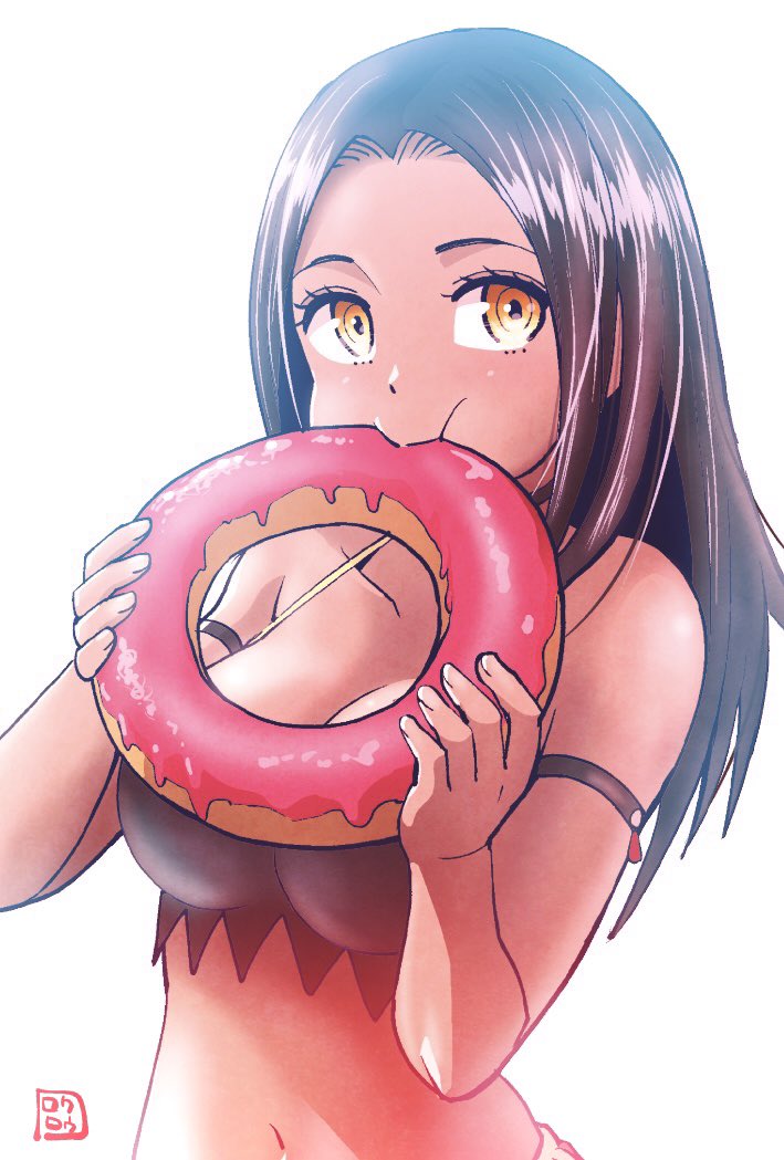 「クレイジーフードトラックのアリサ。最初は感情をあまり出せないコの設定だったんだけ」|大柿ロクロウのイラスト