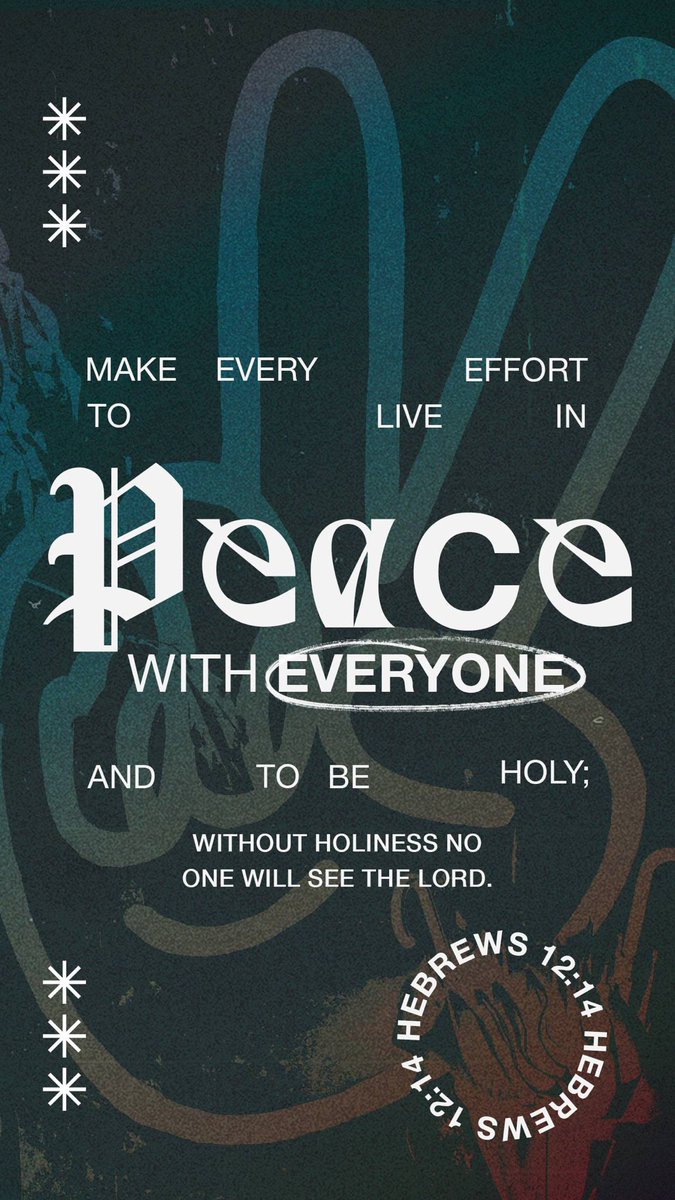 mensminister's tweet image. If we are to be Christ’s ambassadors, we need to make sure that we are peace seekers.  Through our desire to be at peace with everyone, people will see God’s holiness working in us and through us.

#peaceseeker #holinessofgod #love1another

#geturmindright💯 #sbcd⛪️