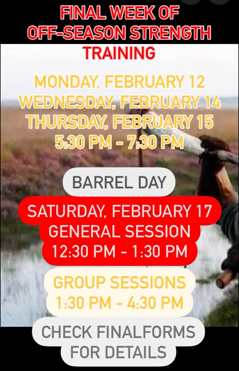 VikeNation_BBGM's tweet image. Final Week of Off-Season Strength Training @ Viking Village

First Day of Tryouts is Coming Soon! #FinalForms

High School - February 19th
Middle School - February 26th

#VikeNation
#VikesOnTheMove
#VikingDiff
#VikingTough
#PCHSFamily
#PCMSFamily
#WinEveryInningWinTheGame
#AAGV
