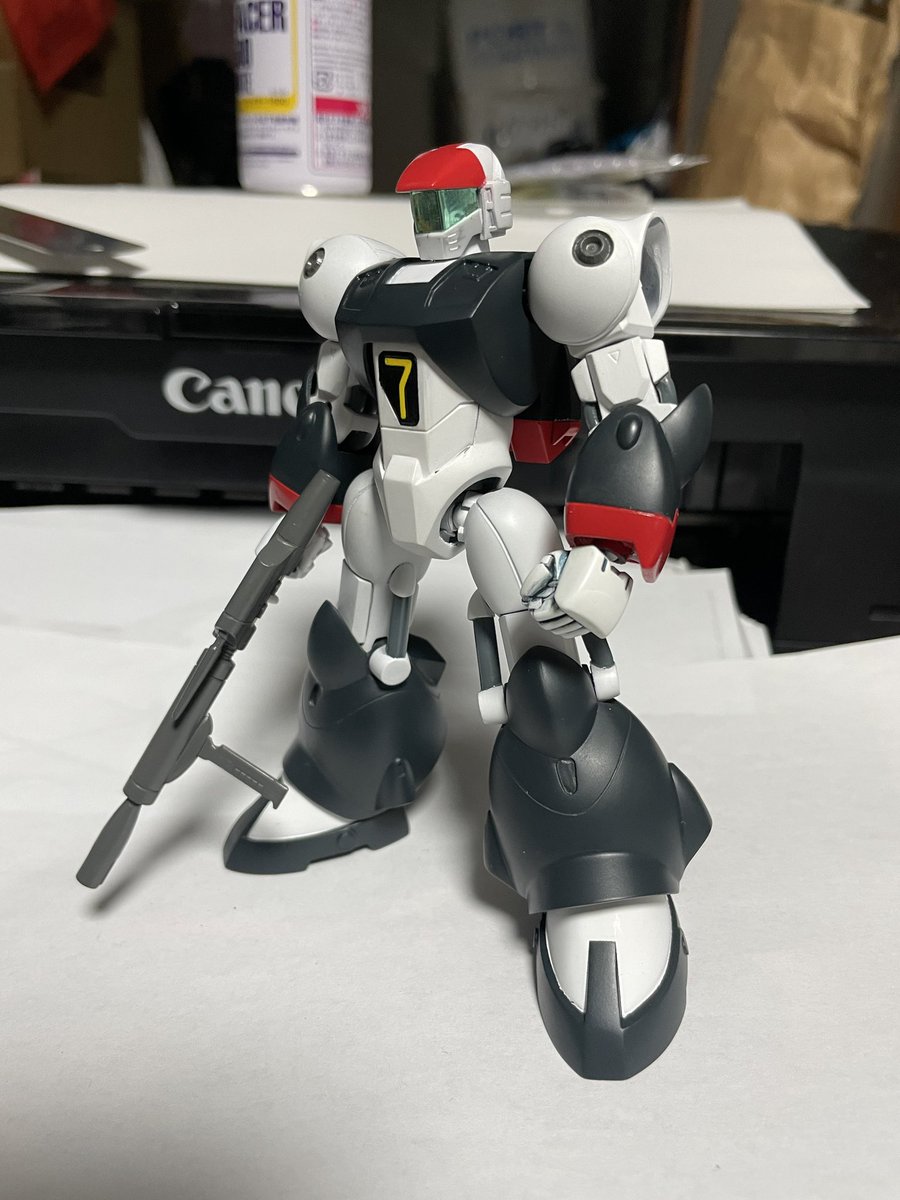 基本塗装終わったつもり。
既に墨入れウェザリングと進んでますが、終わりが見えない。画像はウェザリング前。